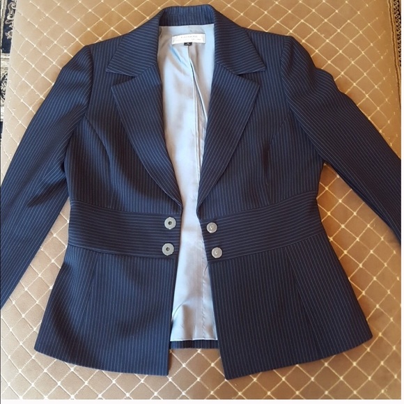 Tahari Jackets & Blazers - Tahari Black Pin Striped Suit Pant Set